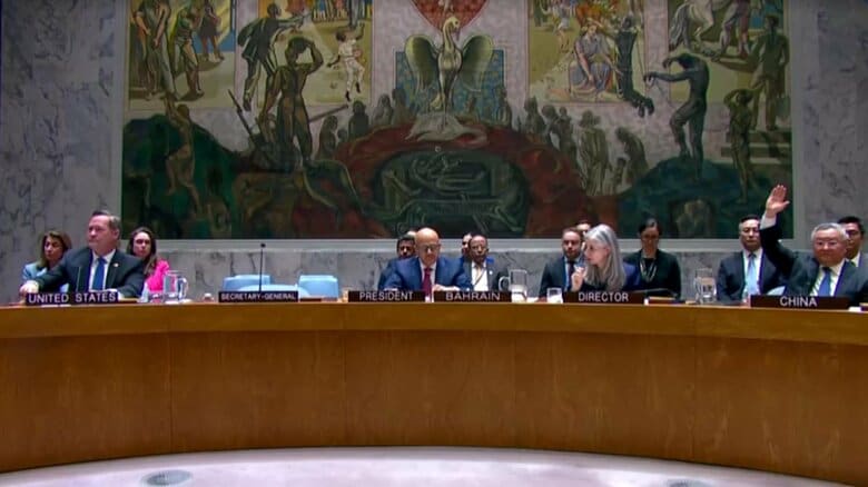 ホルムズ海峡の安全通航めぐる決議案を否決　国連安保理で中露が拒否権｜FNNプライムオンライン