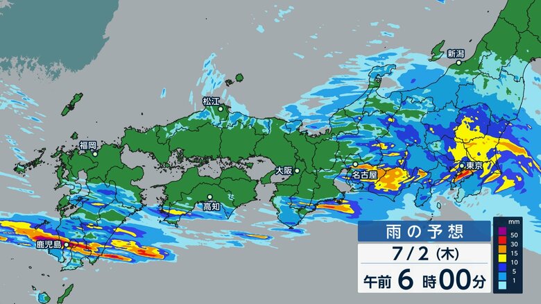 【土砂災害に厳重警戒】梅雨前線活発化により警報級大雨のおそれ 関東も通勤通学時に激しい雨|FNNプライムオンライン