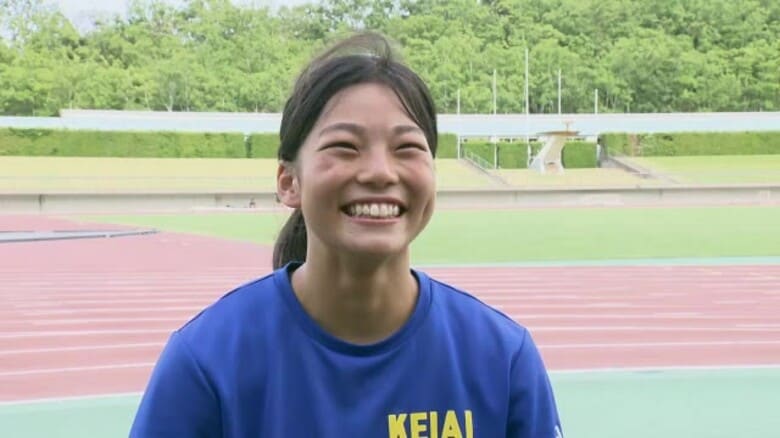 中国高校総体・インターハイ陸上競技女子１００ｍで前田さくら選手（鳥取敬愛3年）が快走3位入賞（広島）｜FNNプライムオンライン