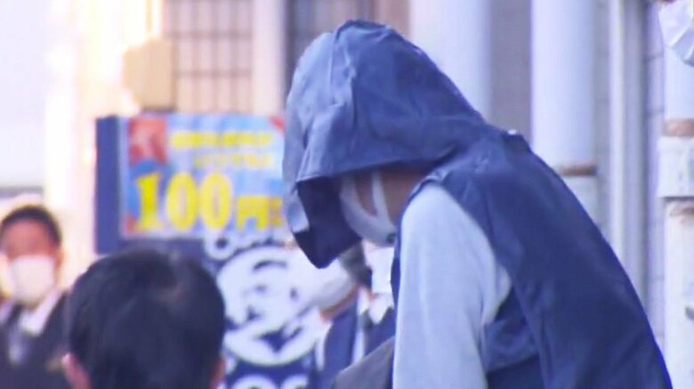 送検される松尾留与被告