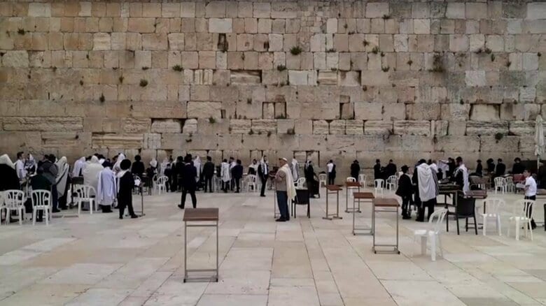 ユダヤ教の聖地「嘆きの壁」（エルサレム）