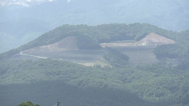 福島県福島市　先達山太陽光発電所
