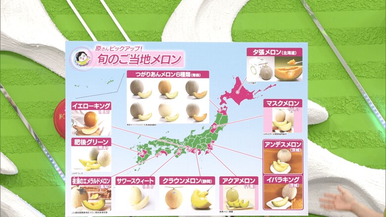 旬のご当地メロン