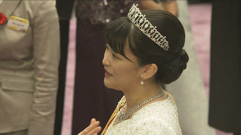 2019年10月22日即位礼饗宴の儀の際に眞子さまがつけられたティアラ