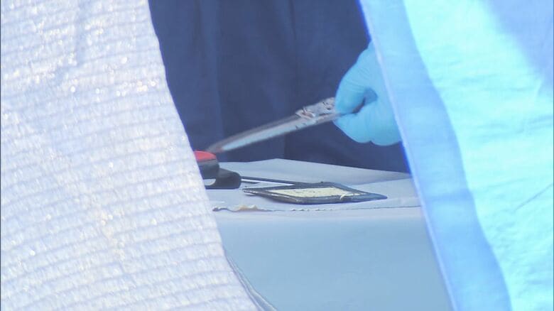 押収された刃物（12月19日）