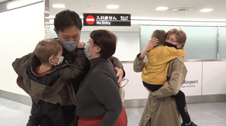 成田空港で再会