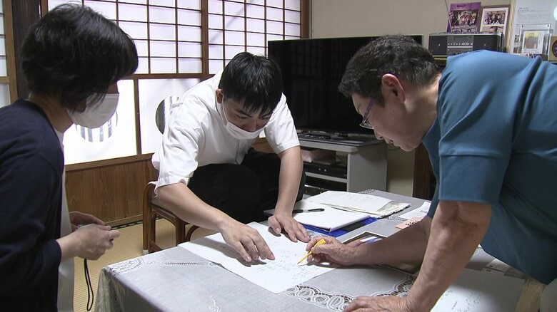 聞き取りの様子