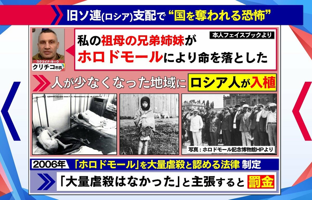 徹底解説】ウクライナが“絶対降伏しない理由” ホロドモールに刻まれた心の傷と恐怖の記憶｜FNNプライムオンライン