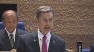入善町・笹島町長が今夏の町長選に不出馬を表明　「バトンを次の方に渡す決意」　複数人が出馬を模索、選挙戦となる可能性も　富山
