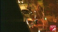 追突事故のはずみで乗用車1台が歩道へ乗り上げる…巻き込まれた人なし 男性1人ケガ 札幌市「北一条通」