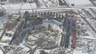 2023年完成 「アジアナンバー1」ボールパーク…観客席の”原型”を上空から確認
