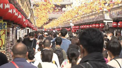 【速報】10月の外国人入国者数　去年の40倍以上に　水際対策緩和の影響も コロナ禍前の2割程度