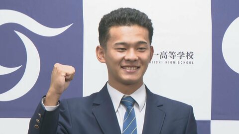 「千葉ロッテを代表するような選手に」「目標は200勝」　ドラフト2位指名の前田侑大投手（高岡第一高校）　柔軟性が武器の最速156キロ左腕