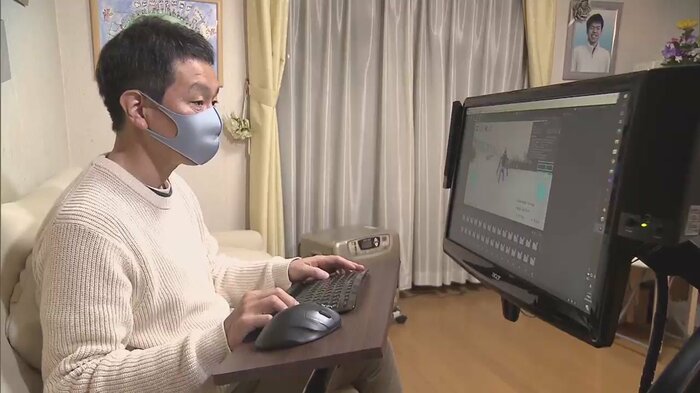 勝さんは、雪崩事故が具体的に理解できるパソコンのソフトを自力で作り、公開している。