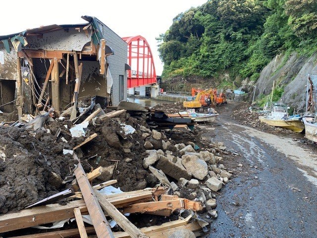 港の復旧はこれからだが、港関係者の自力再建は難しい