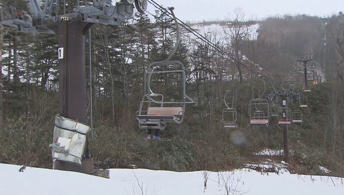 事故があったリフト（2025年12月撮影）