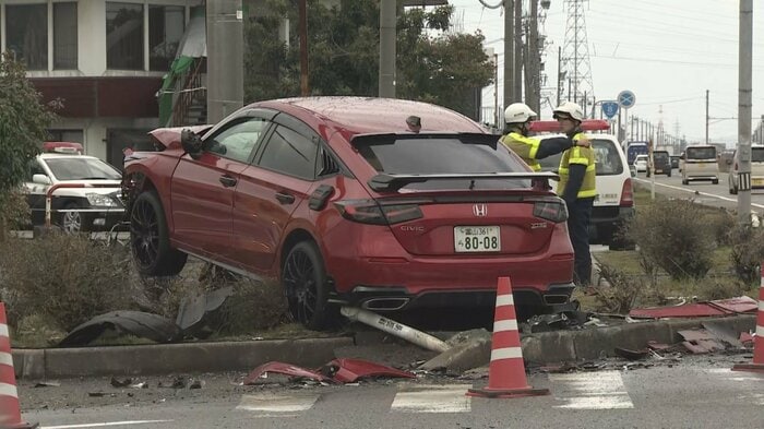 杉林容疑者が運転していた乗用車