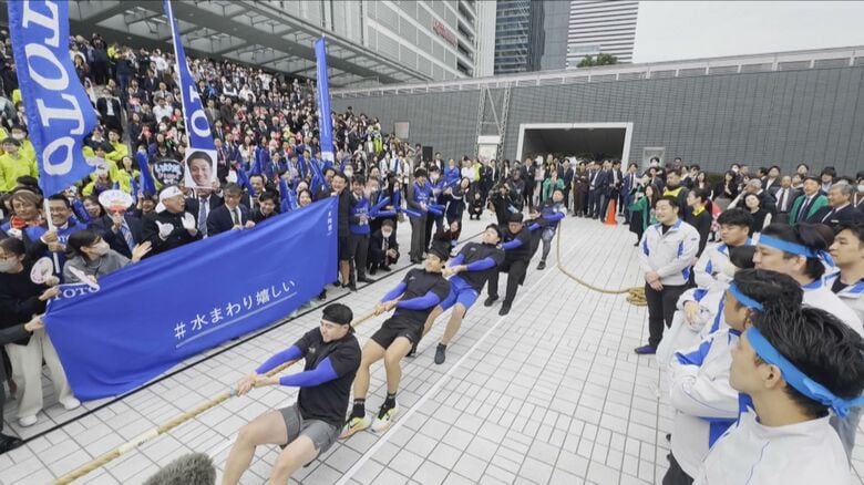 TOTOがプルデンシャルへのリベンジ期す…昼休み1時間の真剣勝負『企業対抗綱引き大会』垣根を越えた交流とドラマ|FNNプライムオンライン