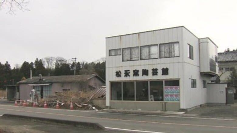 大堀相馬焼「松永窯」を震災遺構へ　残すだけではなく新たな可能性を感じる場に　デジタルアート展示で浪江町を表現【福島発】｜FNNプライムオンライン