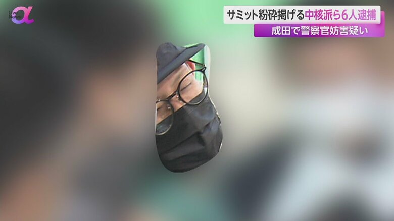 連行される仁田水晴輝 容疑者(24)(東京・江戸川区 11日午前)