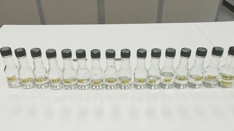 再蒸留した古酒を15種類に分類