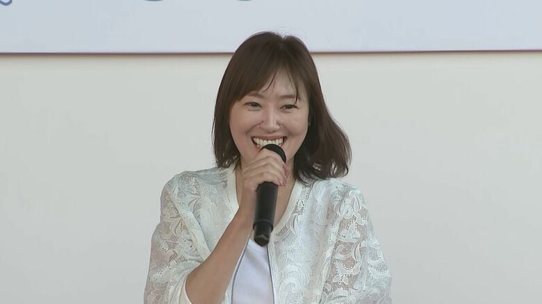 イベントに登場したglobeのKEIKOさん