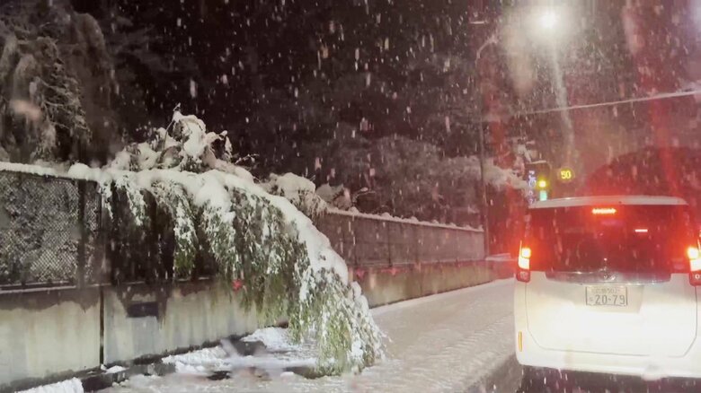 山陽道で立ち往生による渋滞（2日）