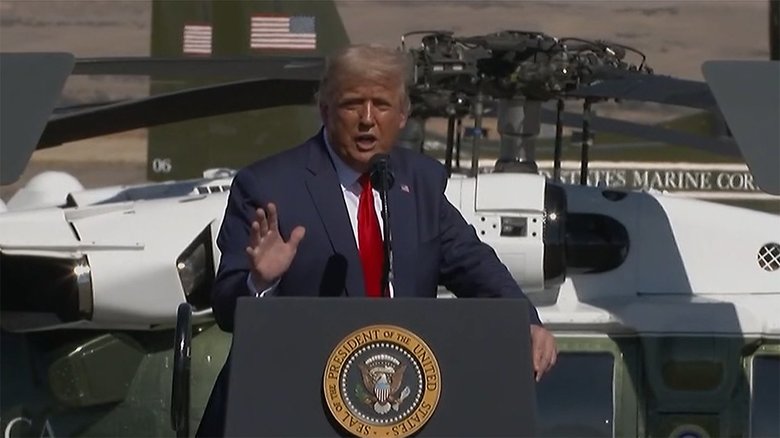 “劣勢”トランプ大統領が集会 激戦州・アリゾナで支持訴え