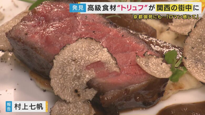 トリュフを贅沢に使ったコース料理