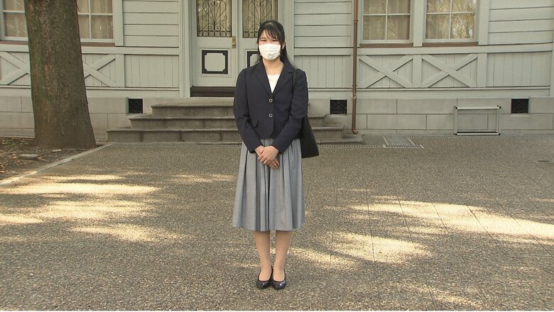 学習院大学に入学後初のキャンパス　2020年10月