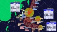トリプル台風最新情報　愛媛県は宇和海で７日と９日にうねり伴う高波に注意　２７号や２８号の影響【愛媛】