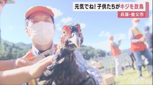 元気でね!子供達がキジを自然に話す体験