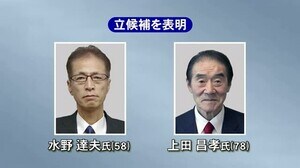 滑川市長選挙 保守分裂へ…自民党滑川市連 現職と新人の推薦願を協議 新人水野氏推薦
