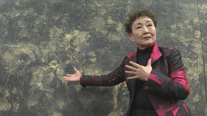 No War！加藤登紀子さん「リアル感じてほしい」　“満州引き揚げ”描く絵画から着想得て作った歌披露【長野発】