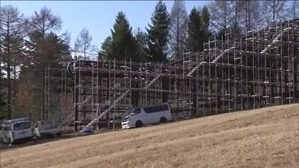 猪苗代スキー場で安全祈願祭　新アトラクションの整備など今シーズンの営業に向け準備進む