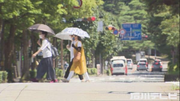 38.3度観測の石川・小松市…屋外にいた80代女性が熱中症の疑いで“重症” 県内で26人搬送