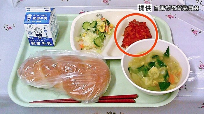 〇中はフィッシュチリソース 提供:白馬村教育委員会