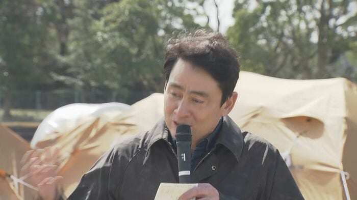 被災地を訪れた野口健さん