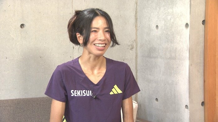 北海道マラソンへの意気込みを語る新谷仁美選手