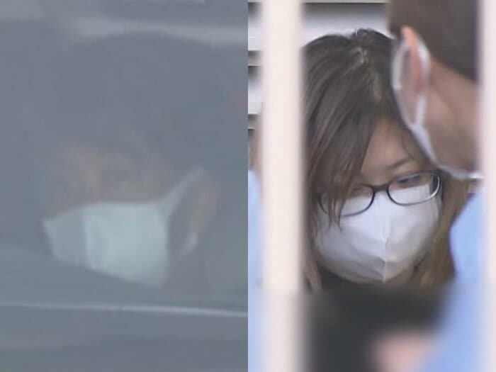 送検される立花容疑者と神原容疑者 2025年8月15日
