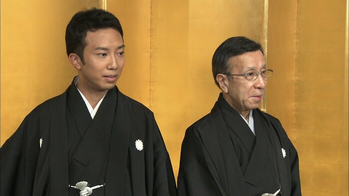 猿之助容疑者と父・段四郎さん