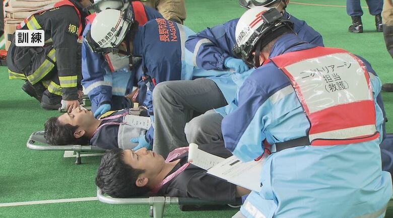 「命を守る」バス事故を想定して訓点　トリアージの手順など確認　長野市｜FNNプライムオンライン