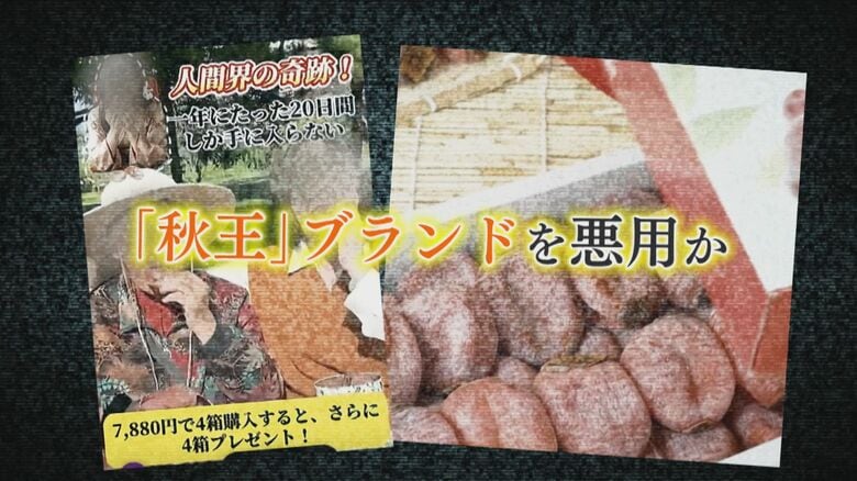 「福岡県産は嘘です！」ブランド柿『秋王』 SNSのニセ広告で被害広がる 発送先は『中国・河北省』も【福岡発】｜FNNプライムオンライン