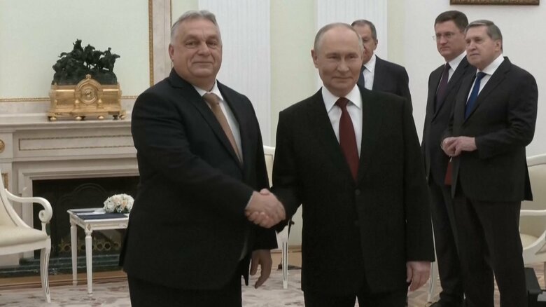 ハンガリー　オルバン首相がモスクワ訪問　和平協議の開催地にブダペスト提供の意向示す｜FNNプライムオンライン