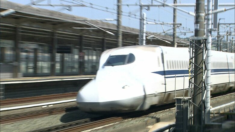 【速報】東海道・山陽新幹線の全線で運転を見合わせ…西日本の大雨の影響 正午ごろ再開見込み｜fnnプライムオンライン