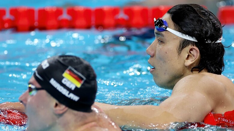 【速報】パリ五輪・競泳男子200ｍ自由形　松元克央(27)が全体8位で決勝進出　｜FNNプライムオンライン