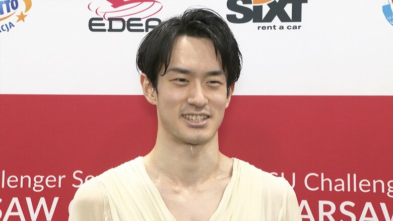 ワルシャワ杯の演技後