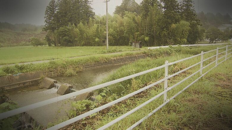 2人の男女が住んでいた集落の間を流れる伊手川　天の川に見立て天王川と呼ばれることも