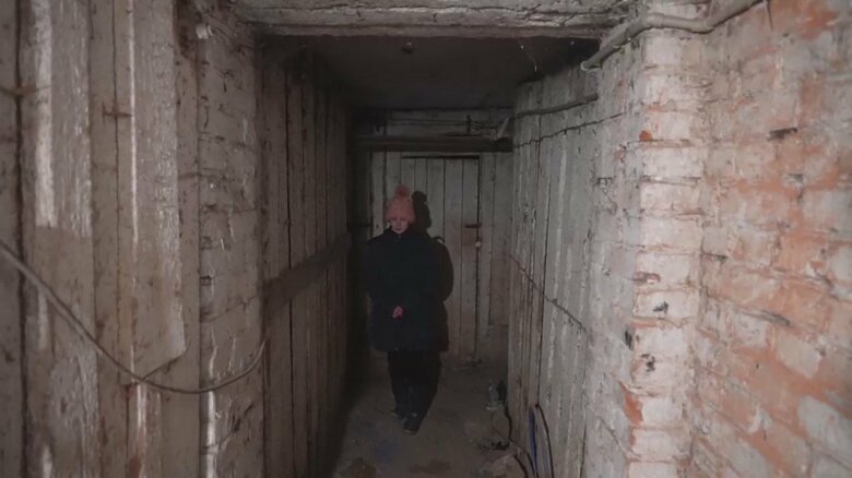 ウクライナ東部の街に残ることを決めた人