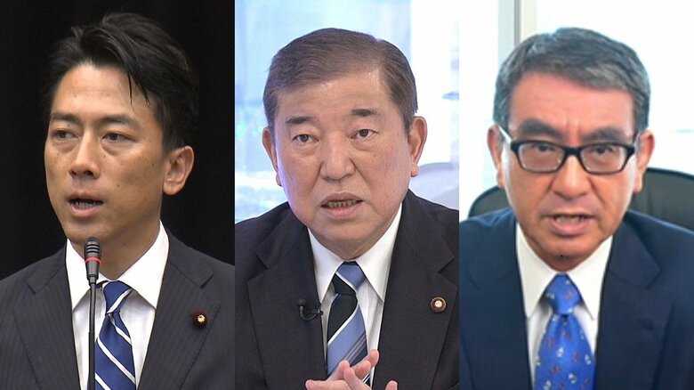 上位3人は小泉・石破・河野のいわゆる「小石河」に
